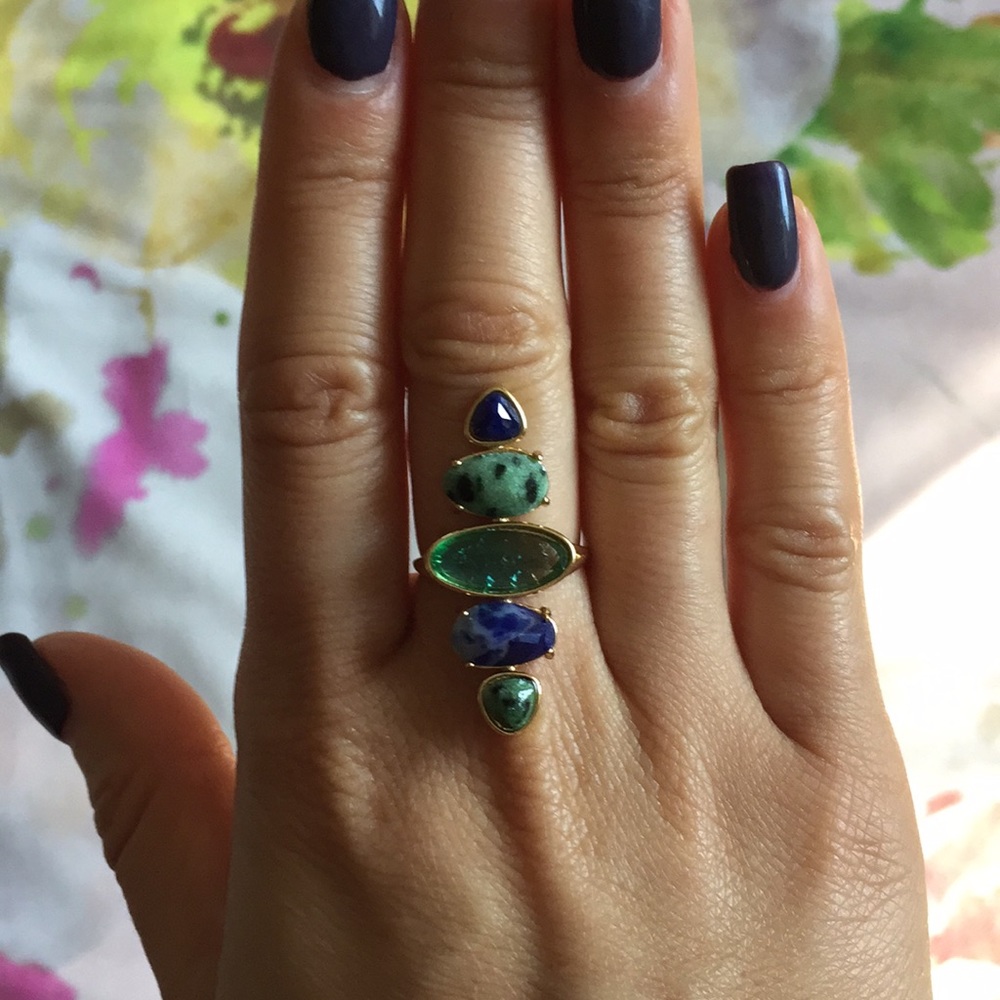 [SOLD] Anthropologie Jamie Cocktail Ring - Picture 2 of 3